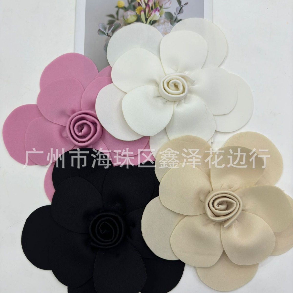 European and American three-dimensional five-leaf plum petals multi-layer handmade three-dimensional flower DIY clothing accessories cloth stickers accessories