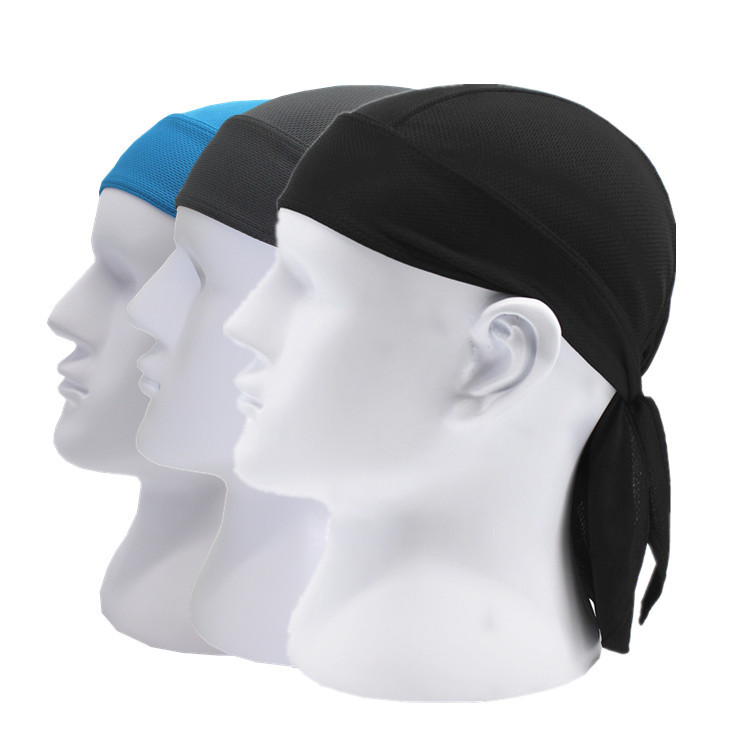 Picture of Outdoor Cycling Pirate Hat Quick-Drying Sports Turban Moisture-Wicking Breathable Sun Protection Hood Pirate Turban Small Hat