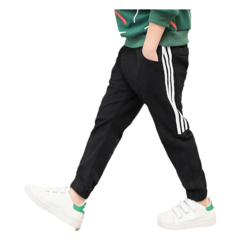 Boys' Sports Pants Spring and Autumn 2021 Large Children's Loose School Uniform Children's Pants Korean Style Trousers Handsome Sweatpants Trendy
