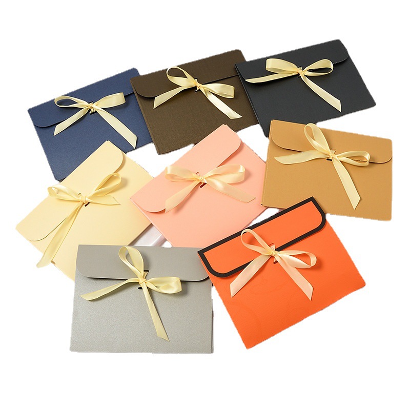 Picture of Scarf Scarf Gift Box Envelope Shape Bow Boutique Gift Box Gift Box Packaging Tie Paper Box