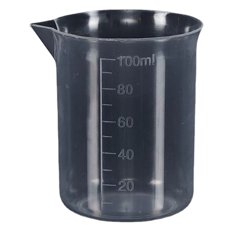 Factory spot 100ml plastic beaker 100ml measuring cup pp measuring cup scale beaker sub-Cup