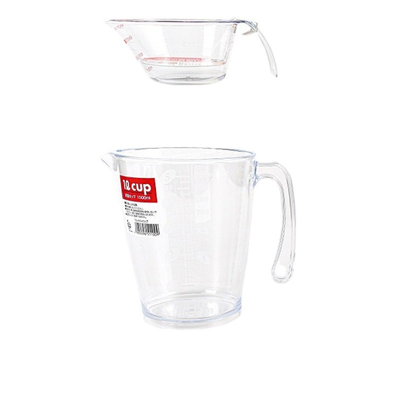 Japanese imported INOMATA kitchen tools with scale baking large number of cups plastic household plastic measuring cups