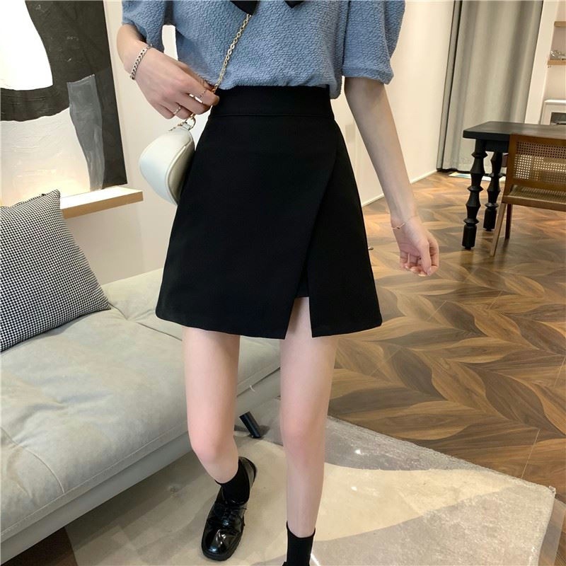 All-Match High Waist Summer Side Pants Women's Skirt Character 23 Hip New Arrival Split Skirt A Short Skirt plus size Cover 20 Small