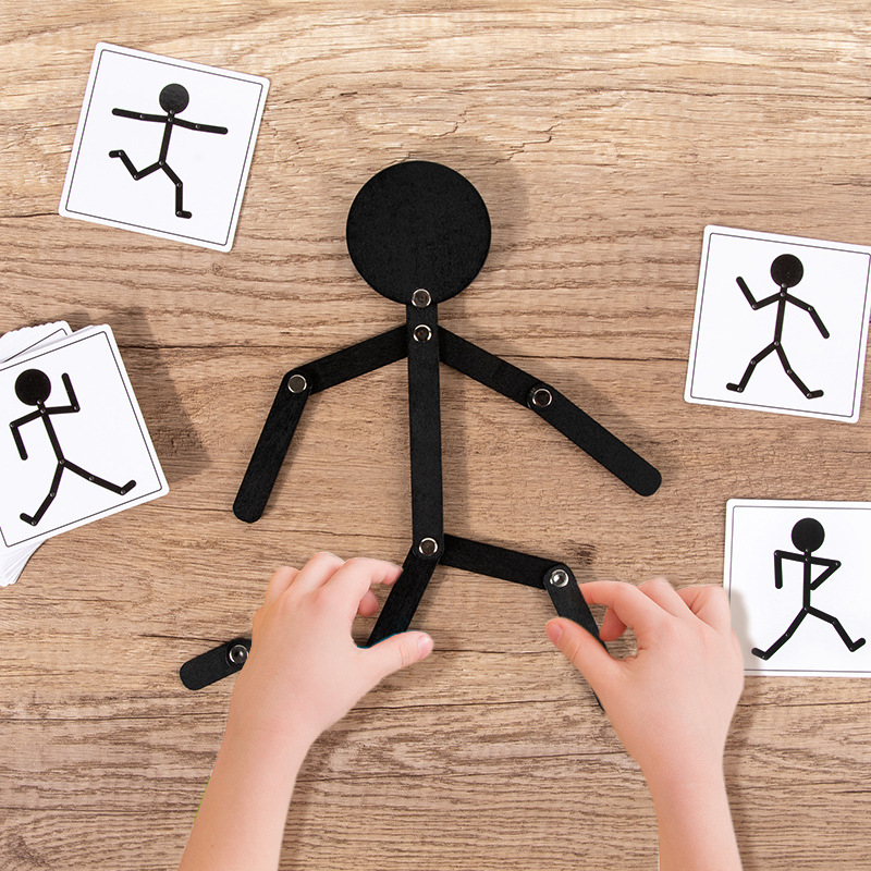 Picture of Educational Early Learning Patterned Wooden Figures for Children Aged 2-3-6 Years Old, Baby Enlightenment Wooden Toys Wholesale, Creative Enlightenment