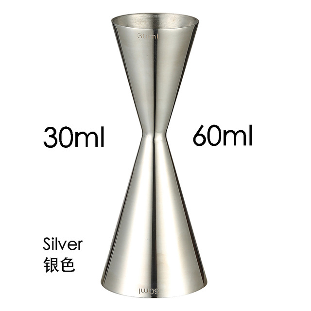 Picture of Indian-style wine measuring device Full Cup bartending double-headed measuring cup 30/60 bartender special oz cup Jigger