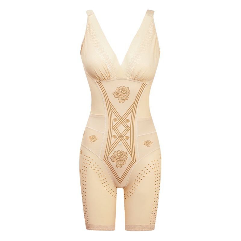 TikTok Explosions No Traceless Body Shaping Clothes Abdomen-lifting Hip-lifting Slim-fitting Tunic Waist-off Body Shaping Clothes Women's Spot