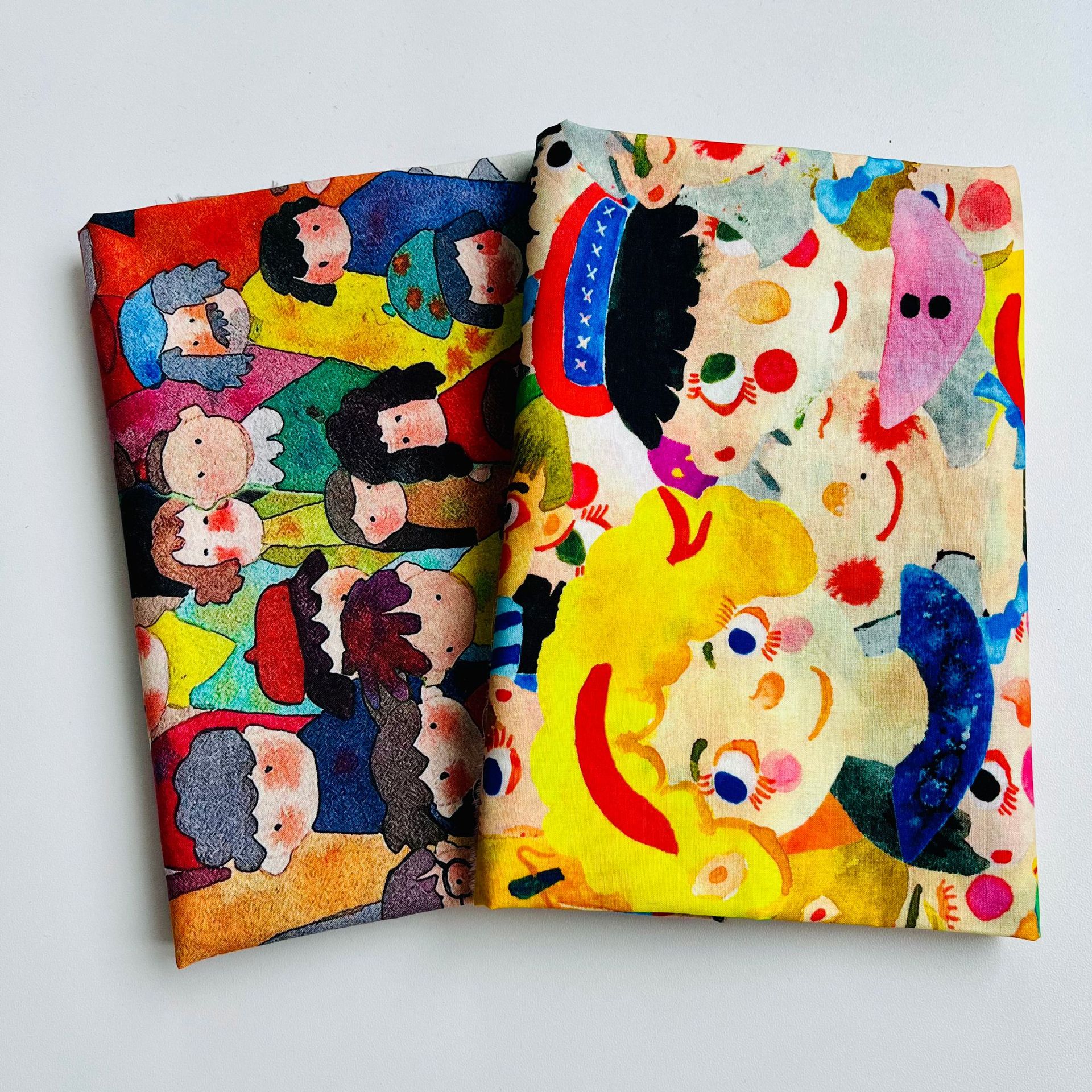 100% Cotton 60S Digital Printed Fabric Cartoon Doll Bags Home Wear Dress Shirt Fabric Character Home Textiles