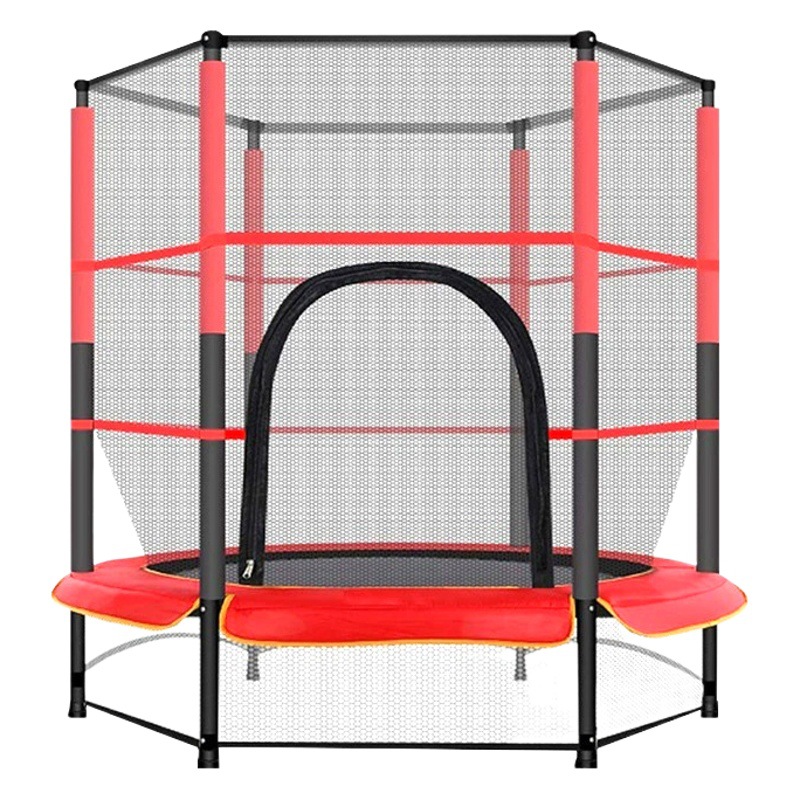 Household Trampoline Upgraded High Fence Children's Indoor Fitness with Protective Net Cross-Border Special Wholesale Trampoline Trampoline