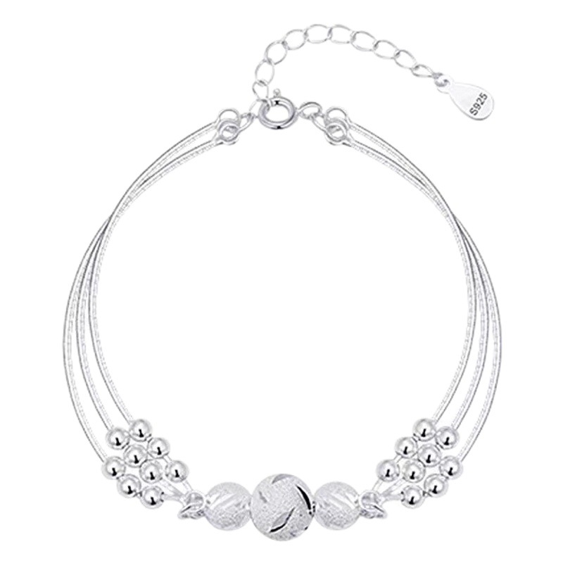 Picture of Multi-layer carved lucky beads bracelet girls bracelet niche design simple light luxury exquisite fashion jewelry