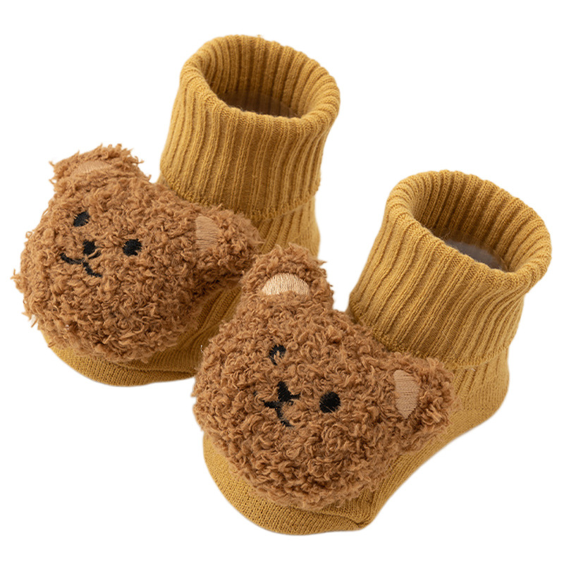 Picture of 24 baby spring and autumn a cotton tube dispensing non-slip floor socks baby socks cartoon toddler socks wholesale