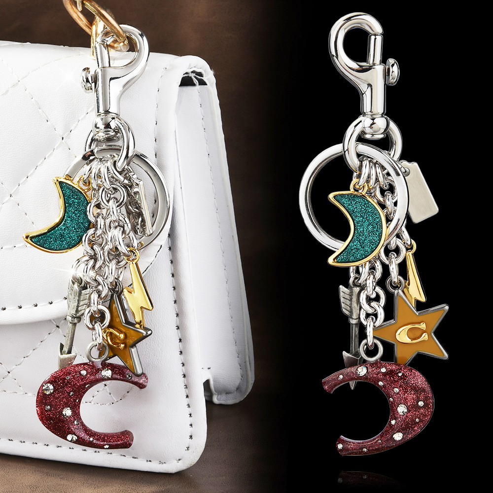 Cute Cartoon Alloy Whale Dolphin Keychain Couple Bag Pendant Accessories Metal Key Chain Accompanying Gift