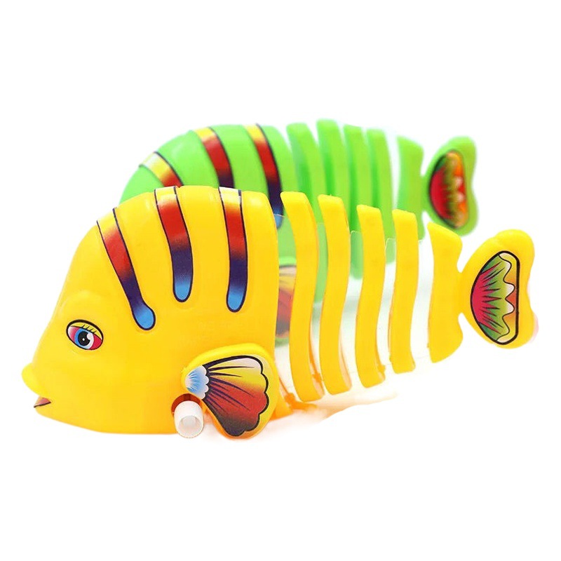 Picture of Chain fish spring swing cartoon fish colorful chain swing fish chain toy fish stall toys wholesale