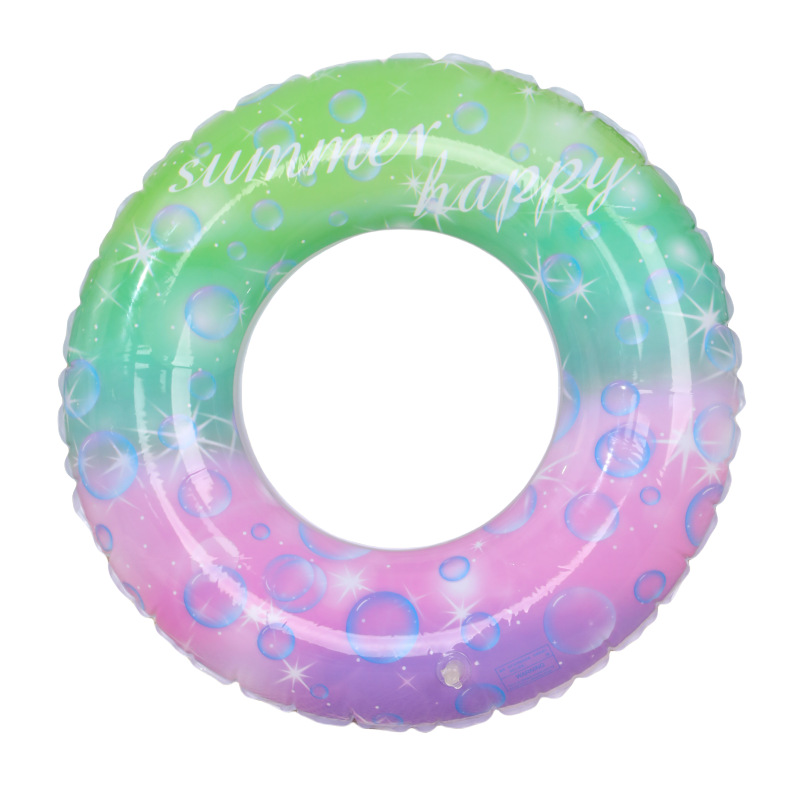 Picture of Factory wholesale 50-90# swimming ring thickened children inflatable swimming ring thickened double airbag swimming ring bubble swimming ring