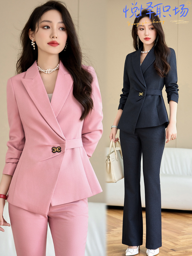 Picture of Black Suit Jacket Women's 2024 Autumn and Winter Design Sense Fashion Temperament Socialite Slim-fit Small Suit Host Dress