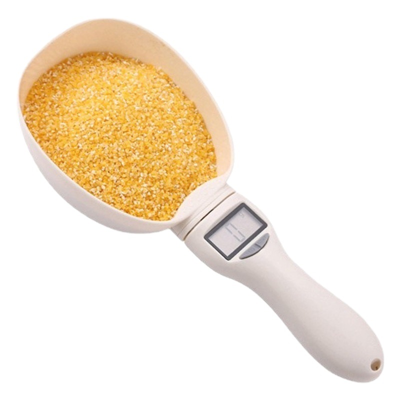 Pet measuring cup cat food dog food electronic scale feeding measuring spoon scale shovel scientific feeding 800g/1g spoon scale