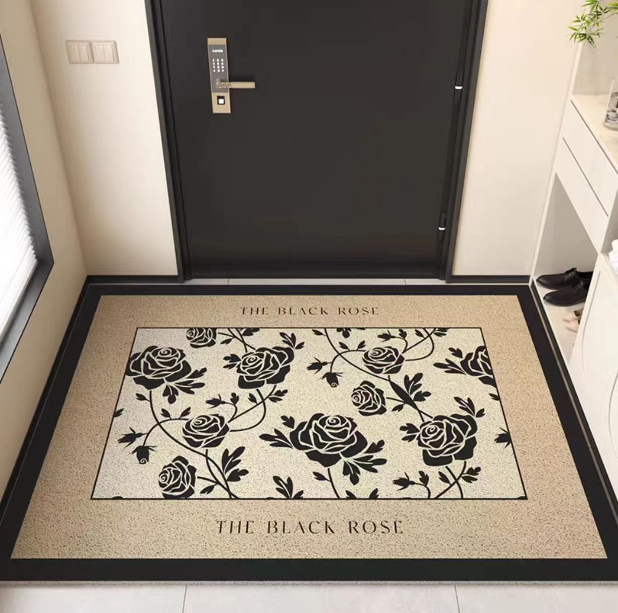 Picture of Silk ring floor mat entrance door entrance floor mat entrance floor mat carpet entrance entrance household anti-slip mat