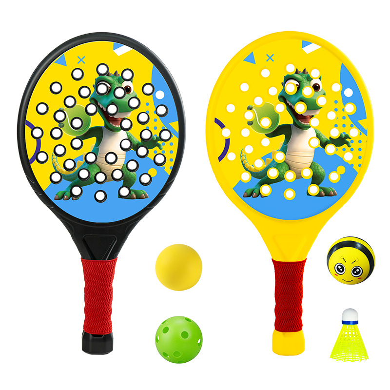 Picture of New Children's Cage Racket Outdoor Beach Racket Park Lawn Fun Sports Parent-Child Racket Ready for Sale