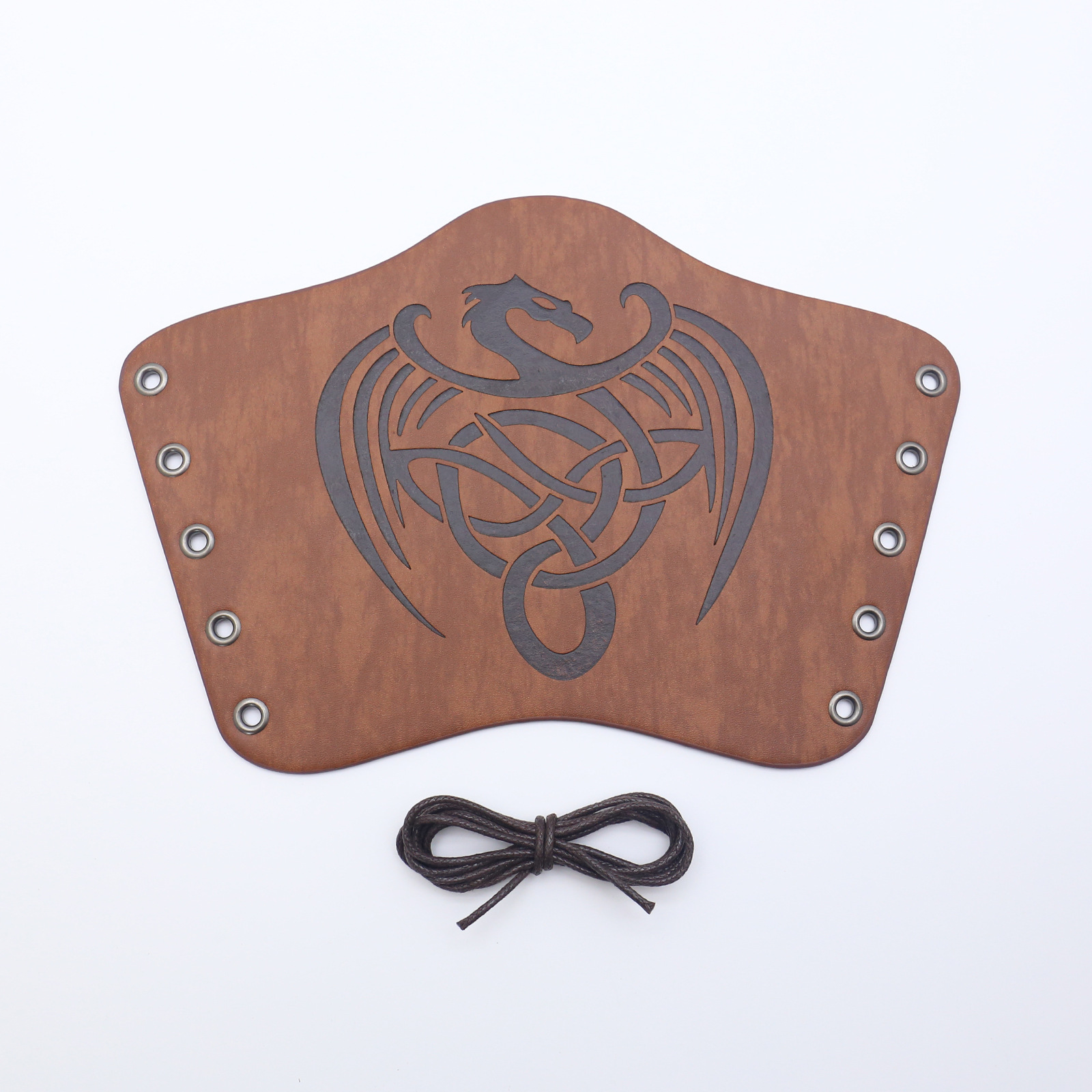 Picture of Cross-border Medieval Men's Leather Bracer Retro Punk Hand Guard Carnival cosplay Costume Accessories Arm Guard