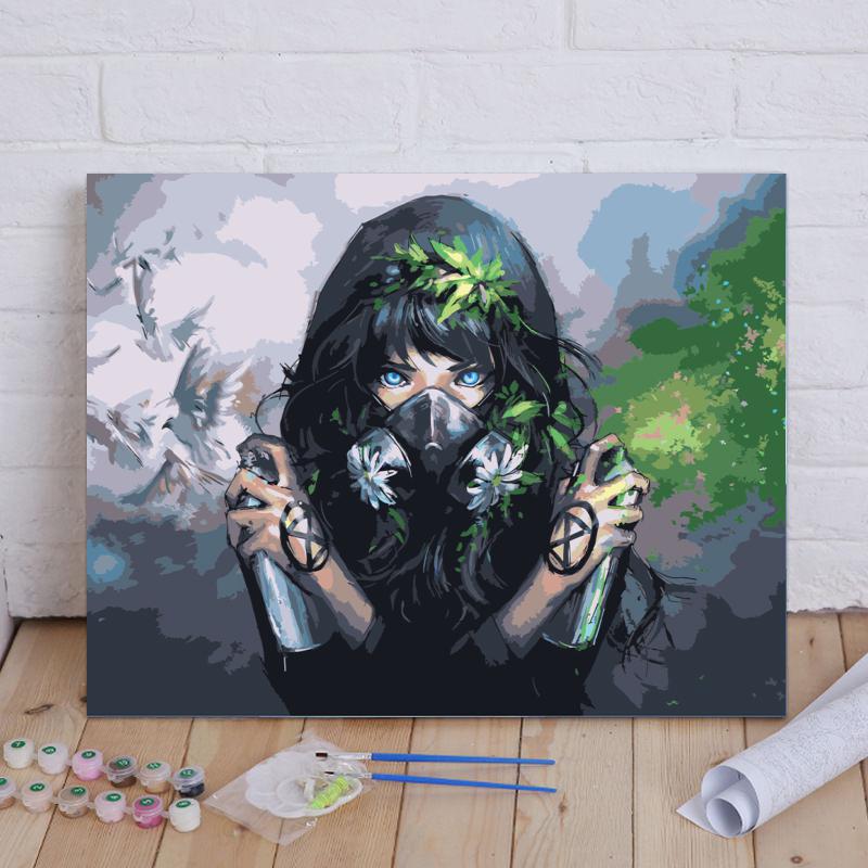 Picture of DIY Digital Oil Painting Factory Human Art Amazon Fba Batch Shopify Cross-Border Foreign Trade Wholesale