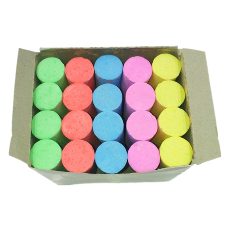 Large Plus Coarse Chalk Sidewalk Easy Clean Industrial Street Steel Pipe Ship Wood Color Marking Chalk