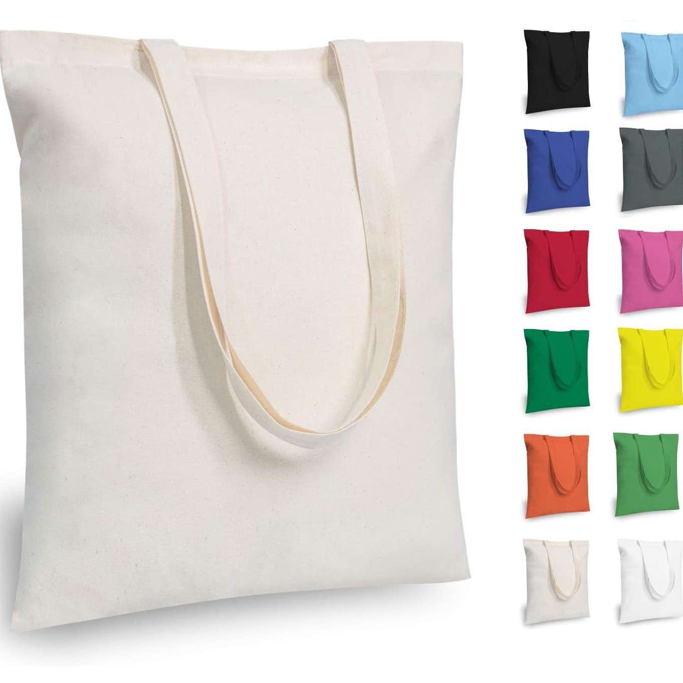 Amazon Blank Canvas Tote Bag Cotton Advertising Bag Girl Shoulder Bag Tote Bag Commuter Hand-painted Canvas Bag