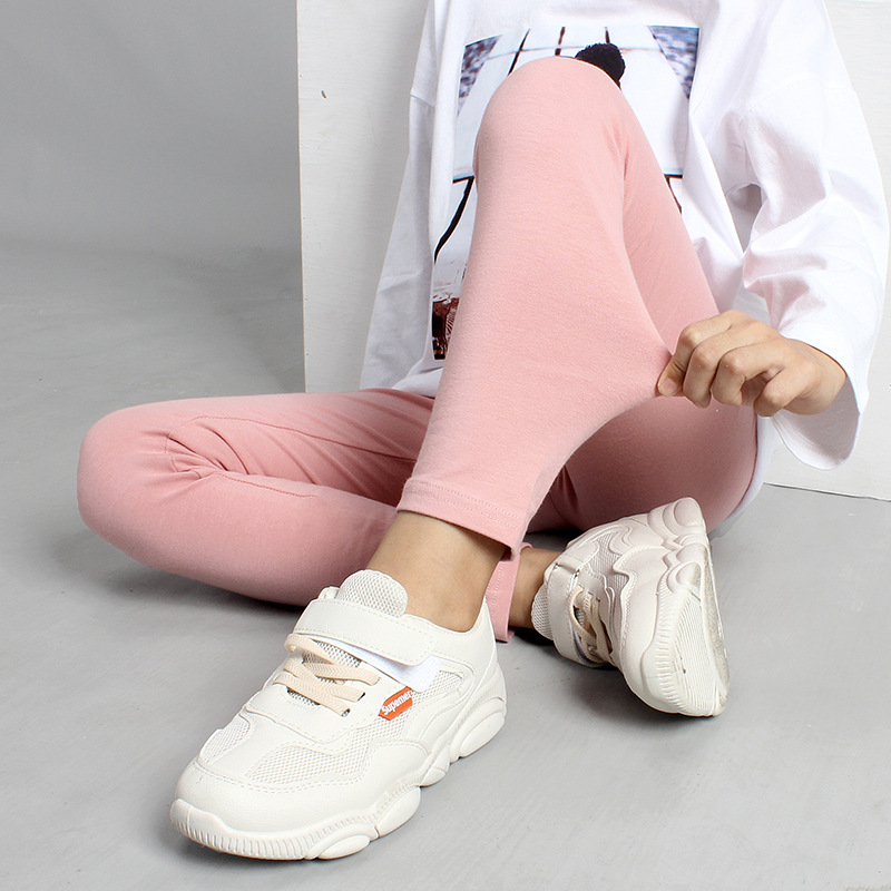 Picture of Girls' Summer Children's Pants Korean Style New Leggings Large Children's Solid Color Sports Anti-mosquito Pants Children's Pants for Hair