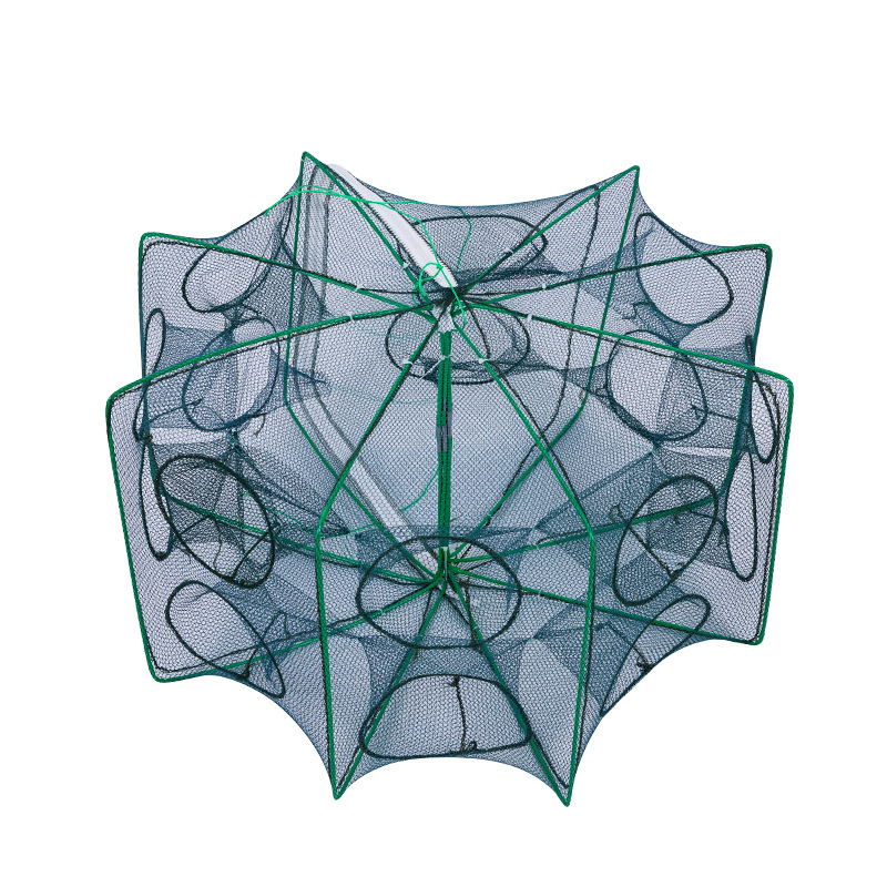 Picture of Fishing Fan-Shaped Net Cage, Foldableing Shrimp Pot, Fishing Net, Ground Net, Fish Cage, Catching Fish, Catching Fish, Eel and Lobster, Can Only Go in and Out of Shrimp