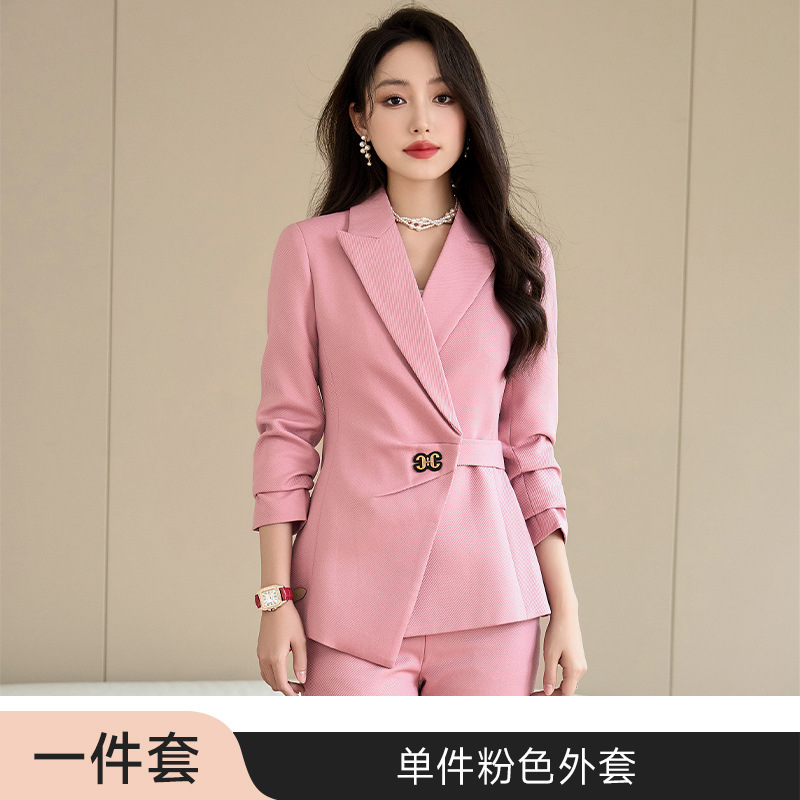 Picture of Black Suit Jacket Women's 2024 Autumn and Winter Design Sense Fashion Temperament Socialite Slim-fit Small Suit Host Dress