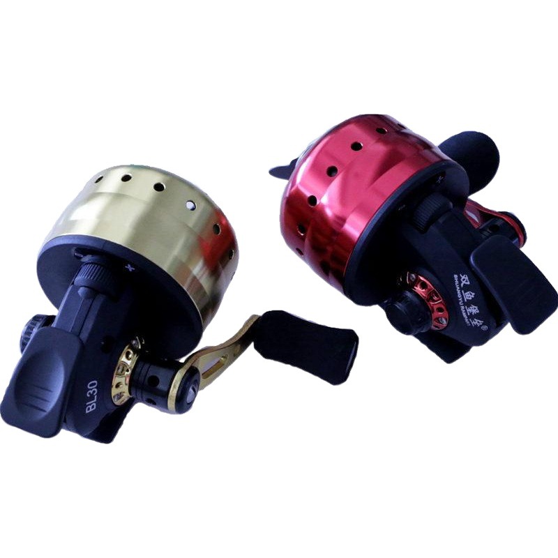 Cross-border Pisces Fortress BL30 Metal Fish Shooting Wheel Inner Line Closed Wheel Slingshot Fish Shooting Compound Bow and Line Fishing Wheel