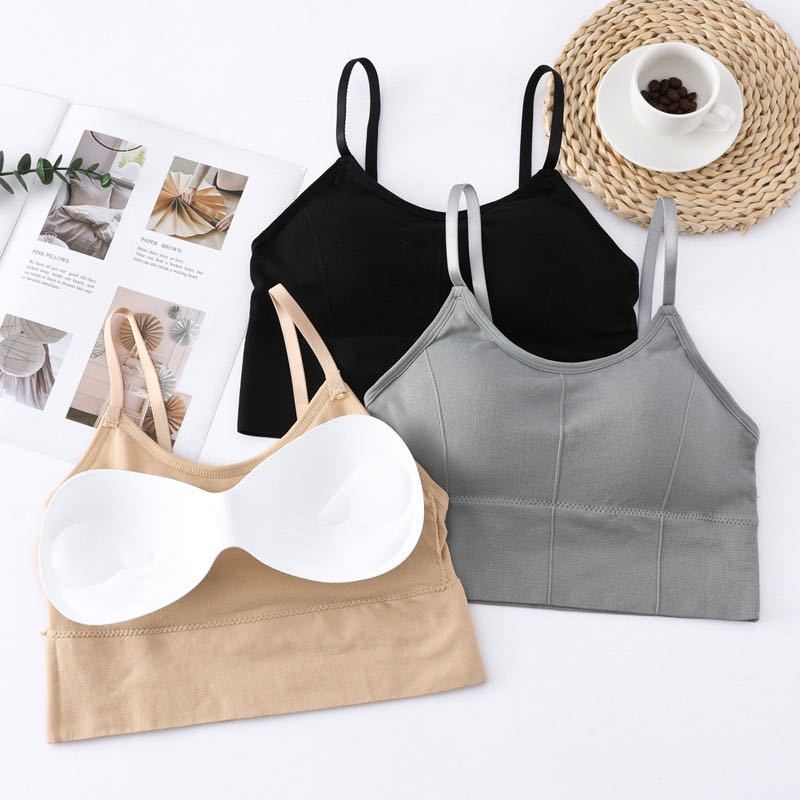 Picture of Hot sale big u beauty back 646 beauty back underwear wireless bra seamless sexy anti-exposure bottoming sports vest
