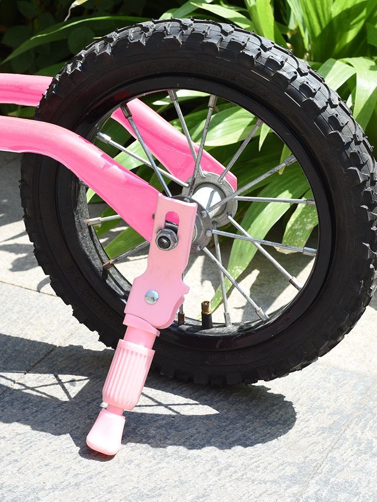Picture of Children's bicycle foot support bracket 1214161820 inch side support foot parking rack accessories adjustable universal type