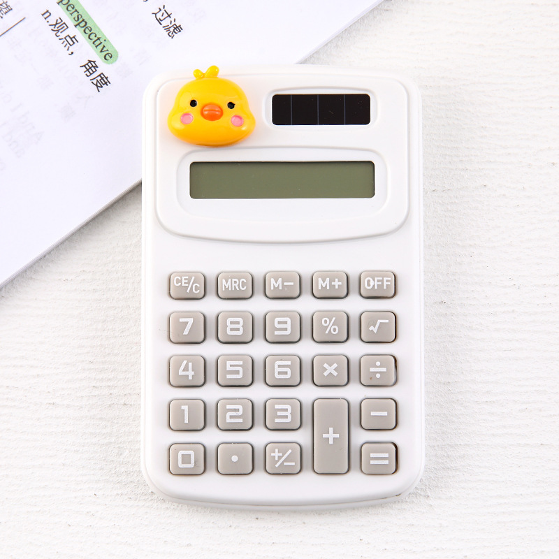 Picture of Cartoon cute calculator candy color mini portable small calculator portable office student computer wholesale