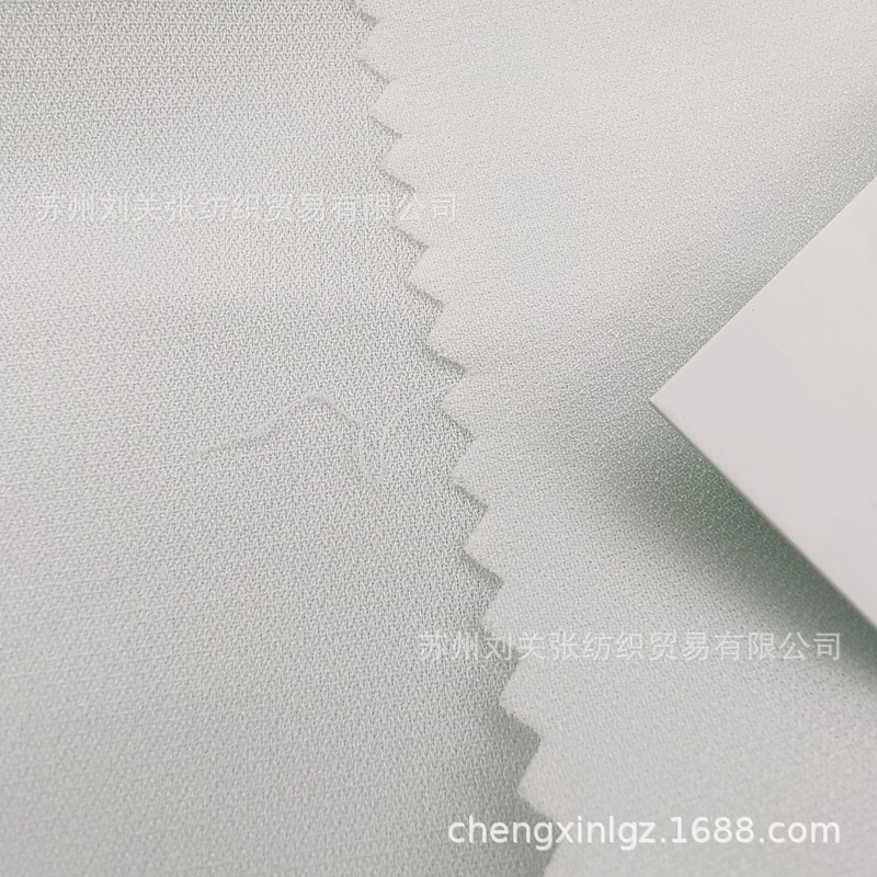White artificial silk rhombus fabric spring and summer new small fresh ancient costume Hanfu chiffon shirt top fabric