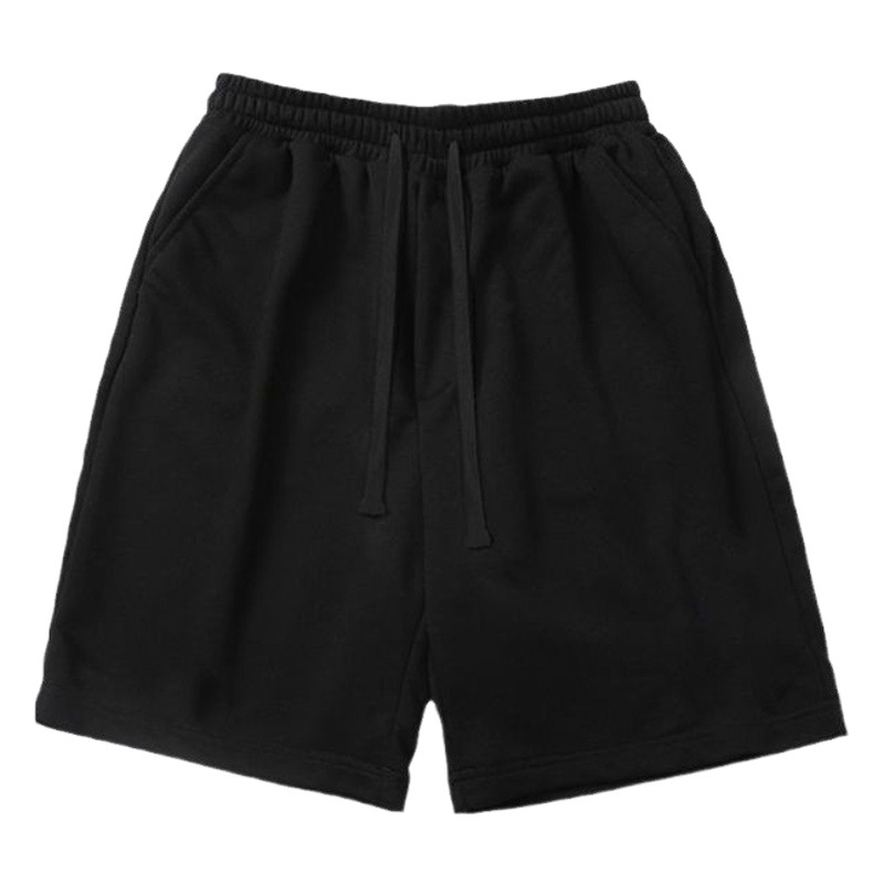 Summer New Street Drawstring Shorts Women's ins Trendy Brand All-match Pants American Style Loose Solid Color Neutral Pants