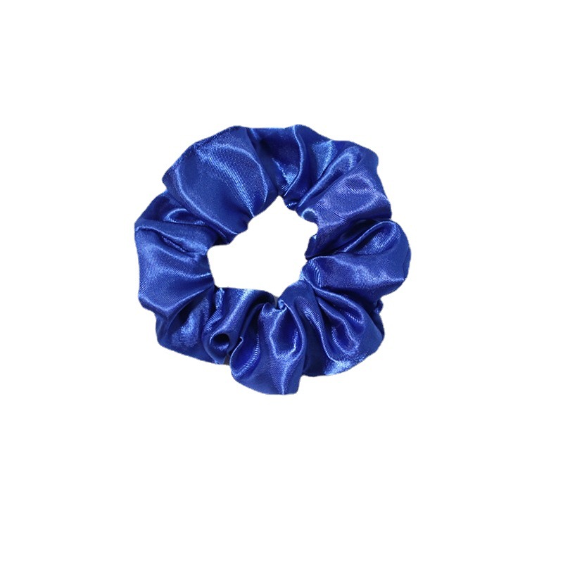 Picture of European and American Cross-Border Solid Color Large Intestine Hair Ring Foreign Trade Style Satin Head Flower Korean Style Headband Hair Accessories Head Rubber Band Wholesale