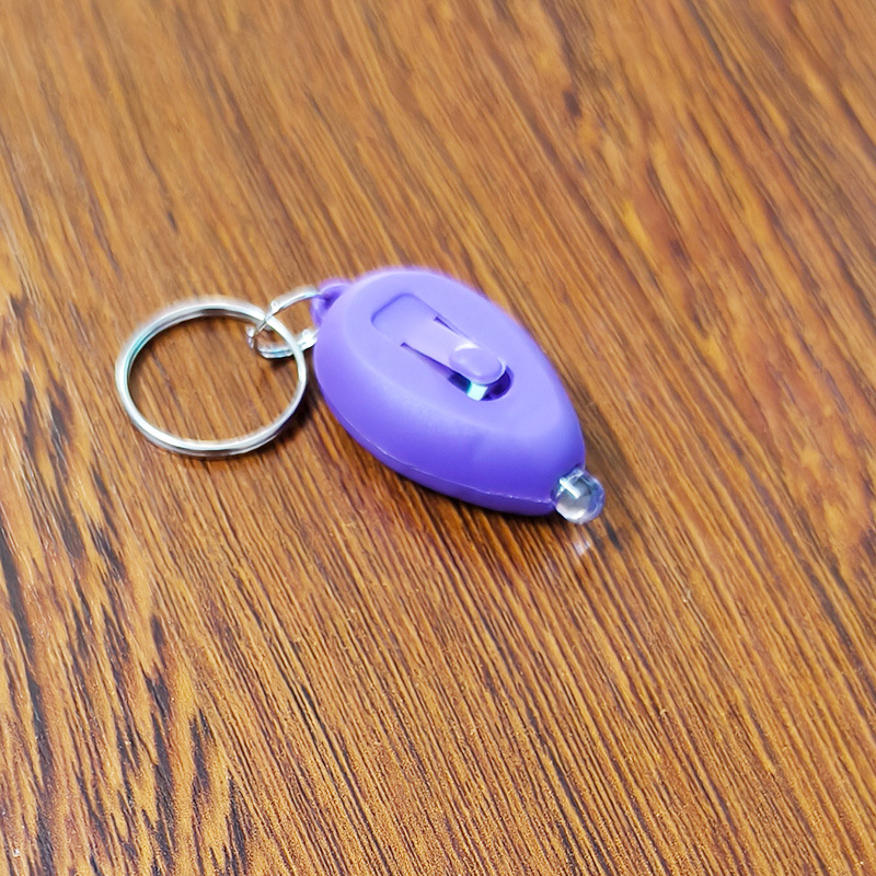 Picture of Purple Light Small Handheld Currency Detector Detects Uv Fluorescent Agent Detection Pen 395 Purple Light Keychain Flashlight