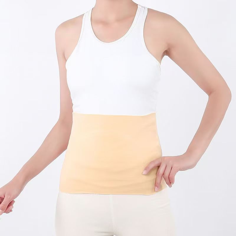 German velvet warm belt for men and women with pocket to protect stomach and stomach to prevent cold and cold without trace thin high elastic slim breathable