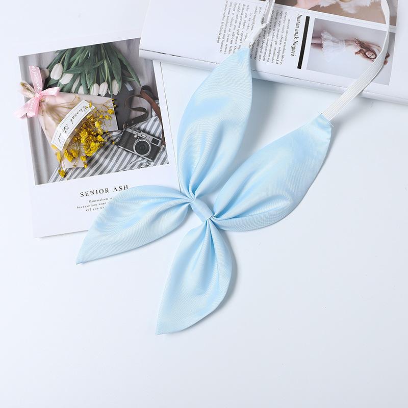 Picture of Goldfish Knot Jk Bow Tie Imitation Triangle Towel Free Slayer Suit Scarf Japanese Bow Uniform Collar wine red