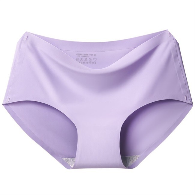 Picture of Light board 810 Ice Silk seamless underwear one-piece cotton bottom breathable mid-waist sexy women's briefs manufacturer