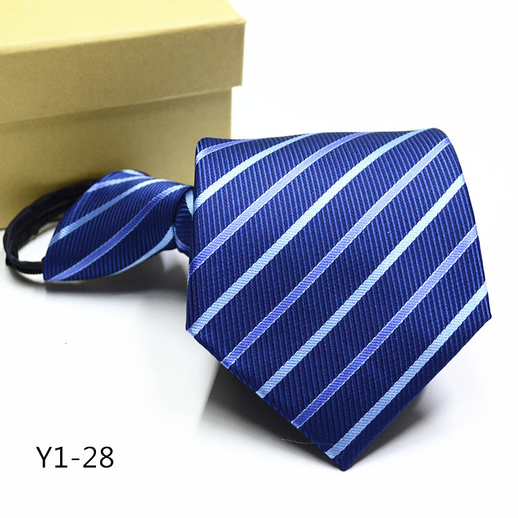 Picture of Men's Easy-To-Pull Casual Zipper Tie New Korean Style Professional Formal Wear Convenient Lazy Tie Ready for Sale
