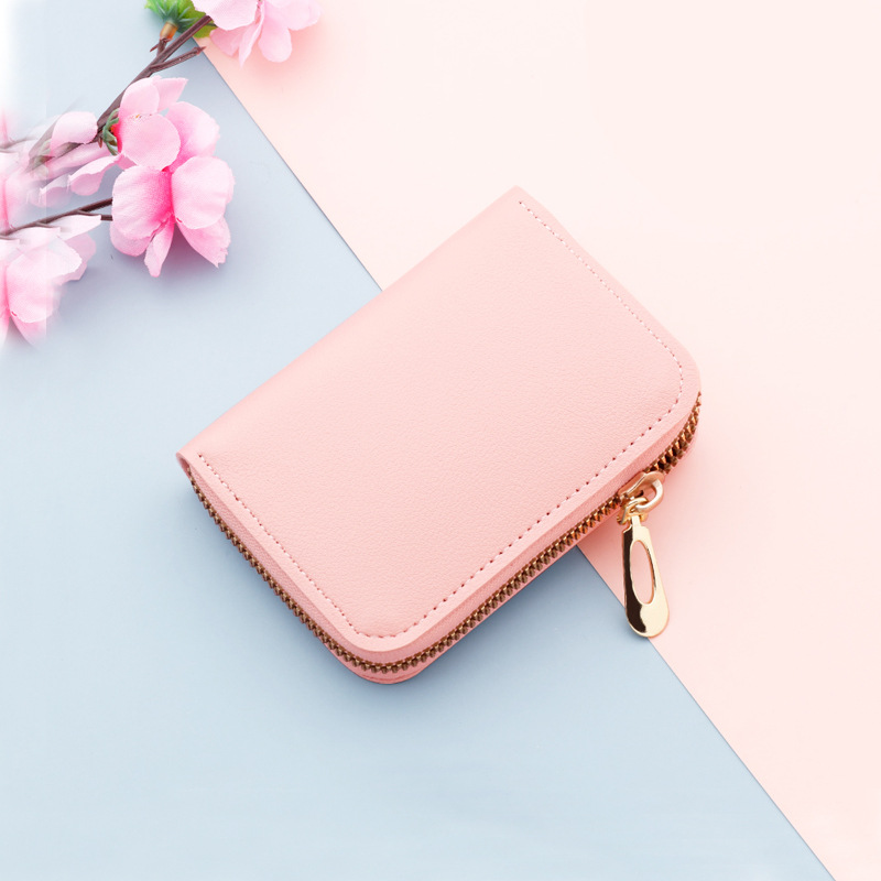 Picture of Women's Organ Zipper Card Bag Multi-card ID Bag Multi-functional Coin Purse Credit Card Bag Mini Men's Simple