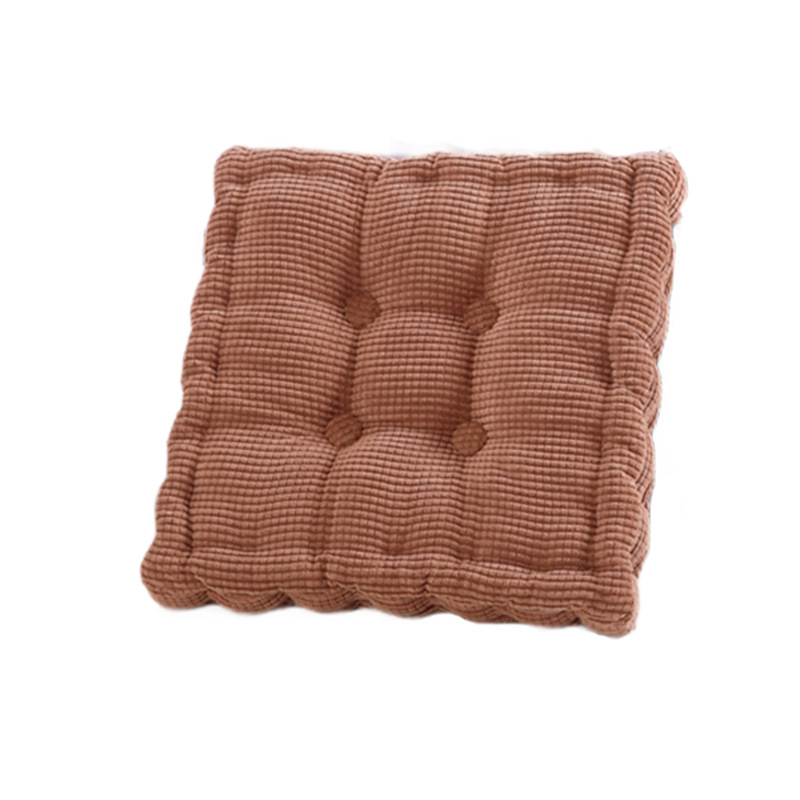 Picture of Manufacturer Wholesale Solid Color Corduroy Corn Kernel Cushions Japanese Square Round Chair Cushions Student Chair Cushions Futon