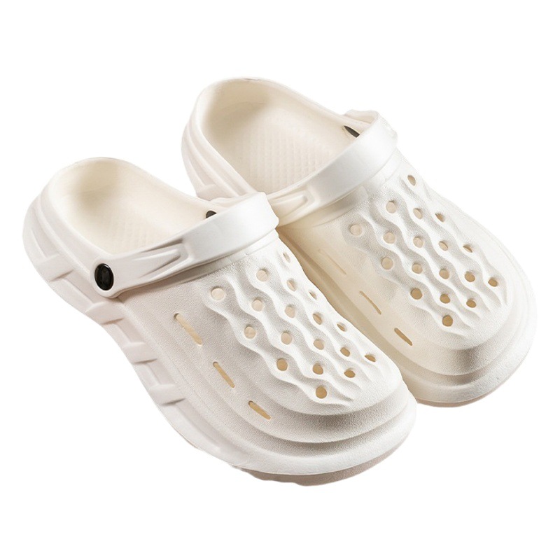 Hole shoes women's outdoor hole shoes men's slippers women's summer slippers men's home shoes couple EVA slippers sandals men