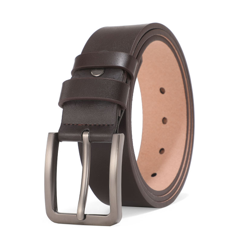 Picture of New belt leather men's belt real cowhide belt casual Joker men's pin buckle belt manufacturers wholesale