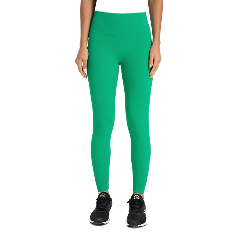 Spring and summer new nude high waist sports tights hip belly slimming running fitness yoga pants D19108