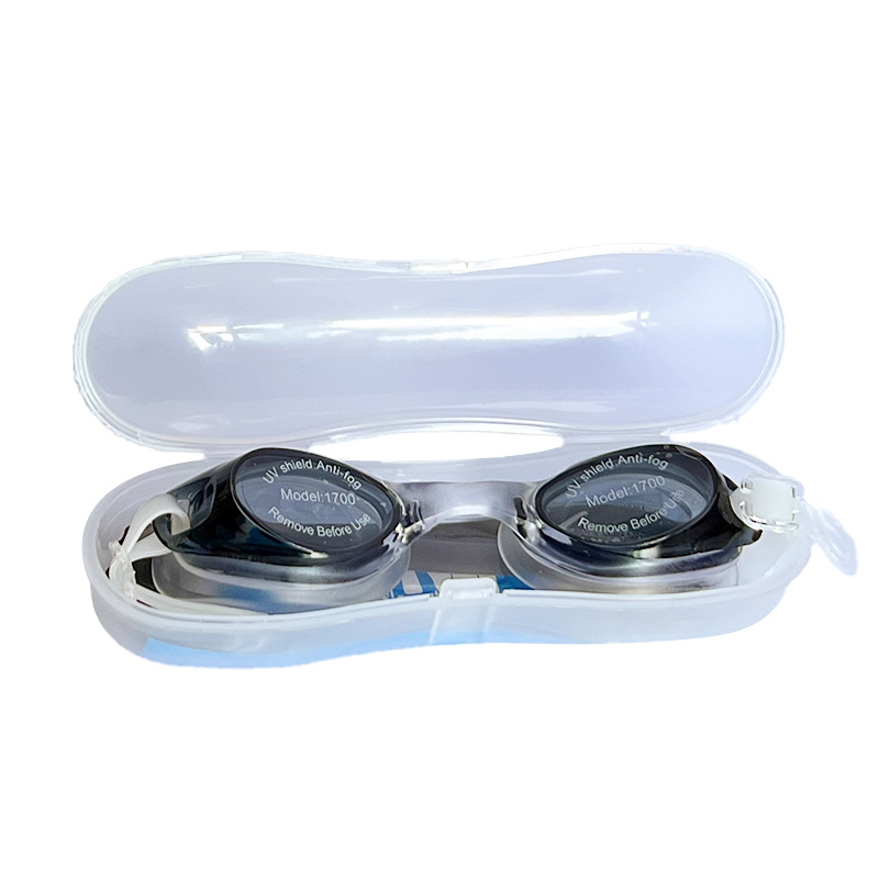 Picture of Factory direct waterproof swimming goggles children adult universal silicone swimming goggles wholesale flat light multi-color optional