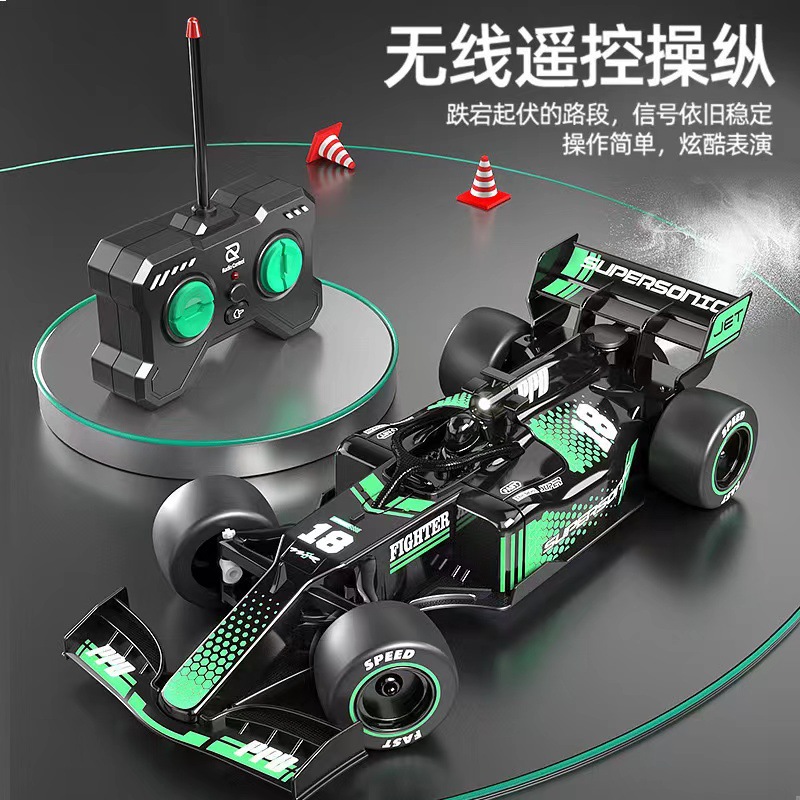Picture of Remote control car Formula F1 high-speed racing rechargeable sprayable electric drift car children's toys gifts wholesale