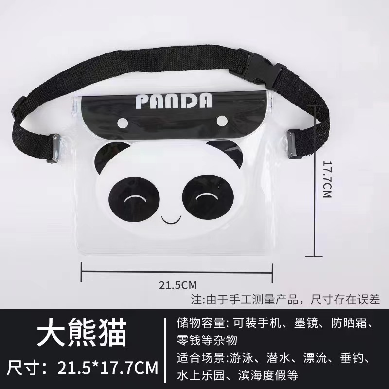 Picture of Cartoon Waterproof Bag Crossover Mobile Phone Bag Swimming Drifting PVC Storage Waterproof Bag Colorful Transparent Women's Waterproof Bag