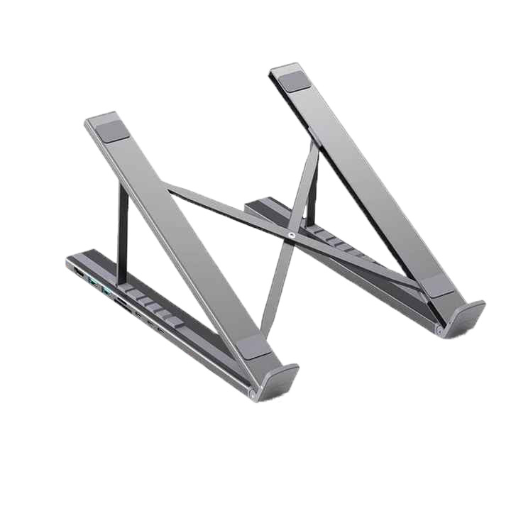 Picture of Manufacturer Supplies Laptop Stand Docking Station Aluminum Alloy Retractable Stand Laptop Stand
