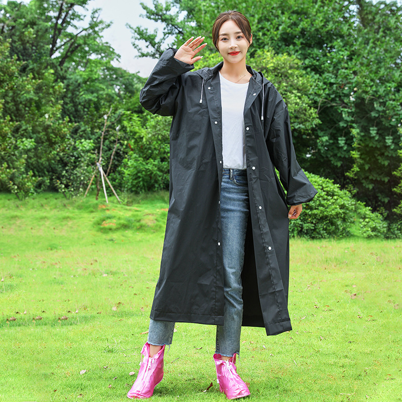 Picture of Non-Disposable Eva Unisex Outdoor Raincoat Drifting Travel Rainstorm-proof Thickened Portable Adult Raincoat